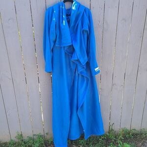 Original Fleece Snuggie 71x54 100% Polyester Blue Snuggie Great Condition